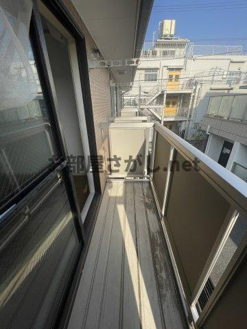 ハウス松園のバルコニー