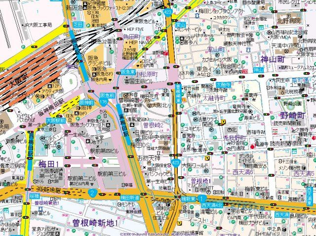 【地図】 | Comenz梅田