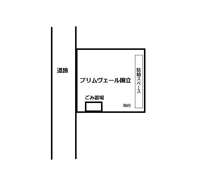 プリムヴェール国立の区画図