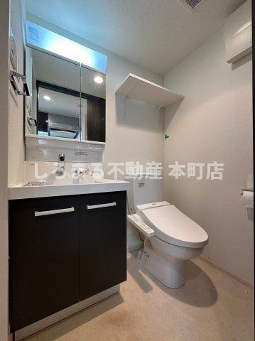 エステムコート阿波座プレミアムの洗面所