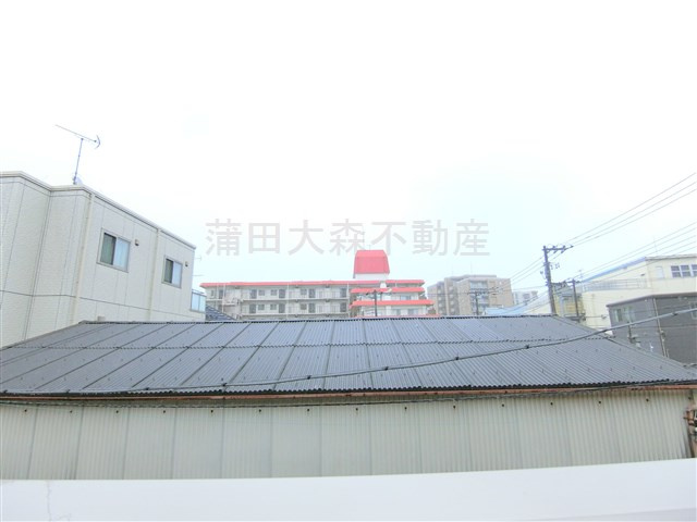 シャルム大森の展望|南向き遮る建物はありません。