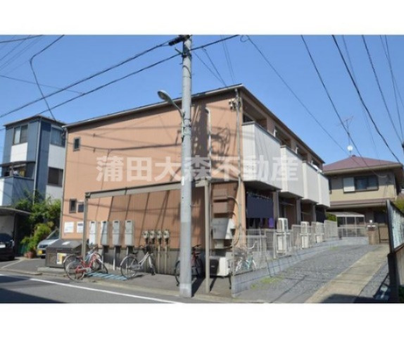 シャルム大森の外観|2005年4月築　木造地上2階建て総戸数12戸の人気賃貸アパート　東京モノレール昭和島駅最寄り、京浜急行本線大森町駅も徒歩圏内！？の東京都大田区大森南4丁目　