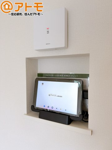 【防犯設備】 | 清水区向田町第1期　新築戸建　2号棟 | TVモニター付きインターホンは訪問者を確認することができて、防犯性に優れています♪