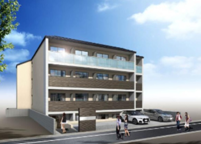 【外観パース】 | （仮称）西ノ京東月光町新築マンション