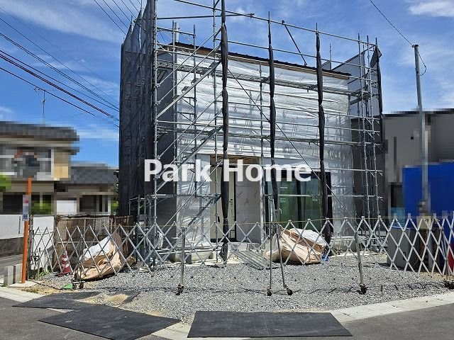 高知市旭天神町 -１号地-新築戸建ての外観|2026.5月：建築中