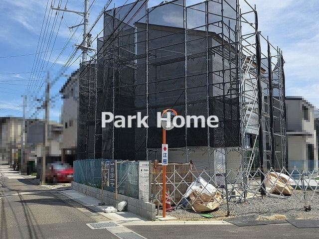 高知市旭天神町 -１号地-新築戸建ての外観|2026.5月：建築中