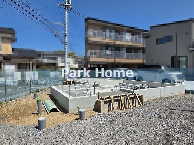 高知市旭天神町 -１号地-新築戸建ての外観|2026.4月：建築中