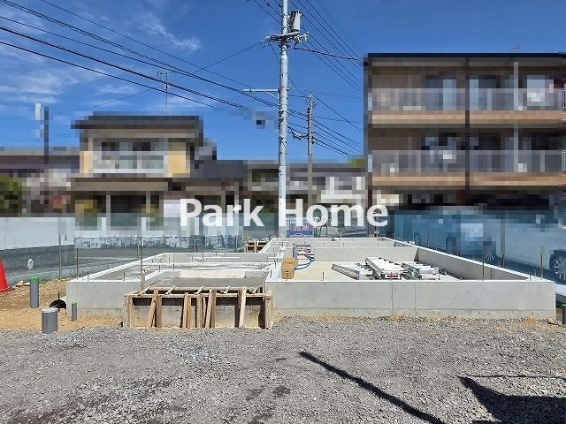 高知市旭天神町 -１号地-新築戸建ての外観|2026.4月：建築中