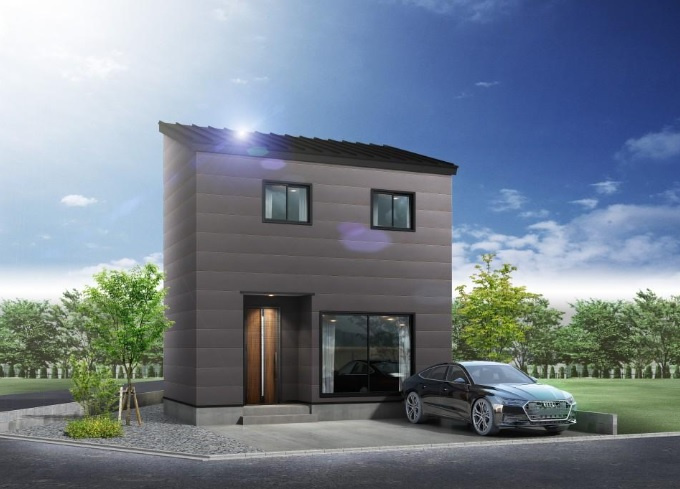 高知市旭天神町 -１号地-新築戸建ての外観|2025.9月：現況