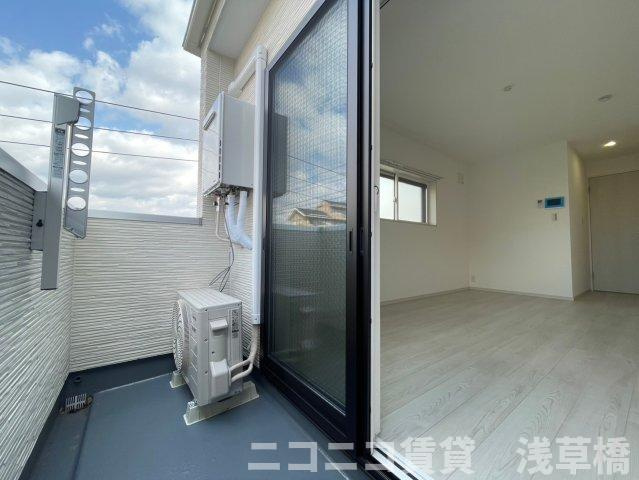 MELDIA堀切菖蒲園Ⅳのバルコニー|別号室イメージの為、現状を優先致します。