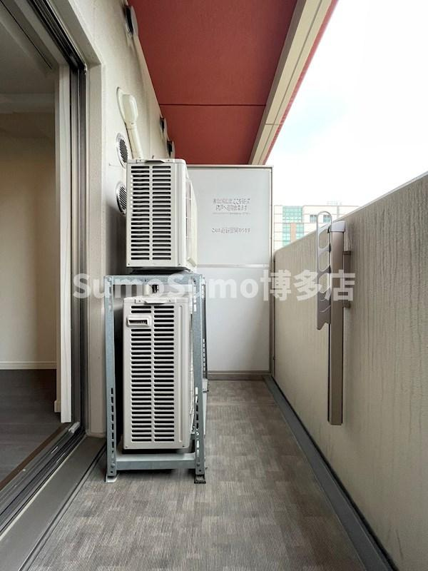 ウェルブライト博多ステーションのバルコニー