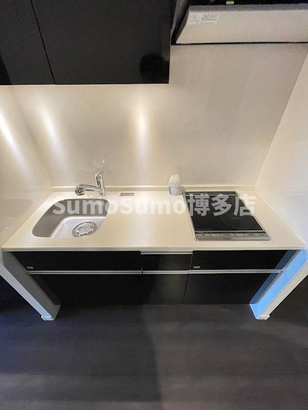 ウェルブライト博多ステーションのキッチン