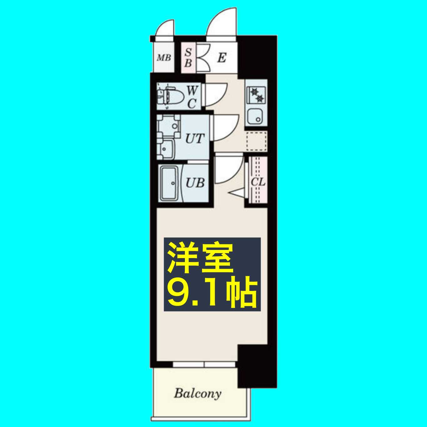 S-RESIDENCE名駅Westの間取り