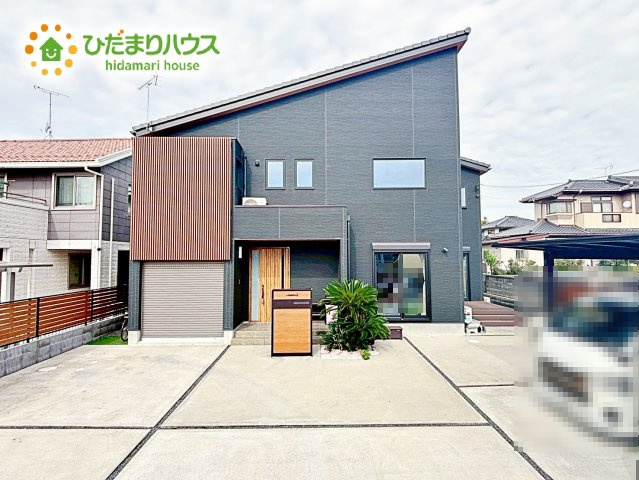 【外観】 | 水戸市城東3丁目　中古戸建 | デザイナーズのようなお洒落な外観です(^^♪