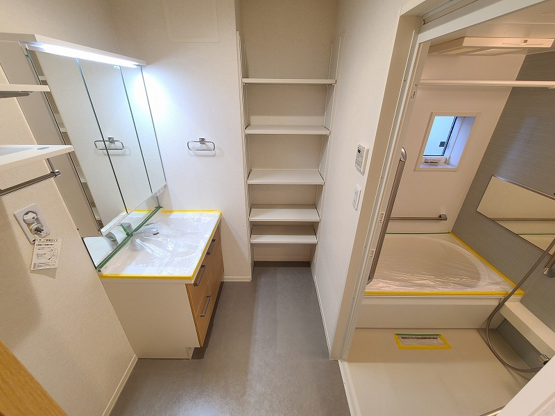 太陽の家の浴室|★バスルーム＆脱衣スペースの全体画像です★