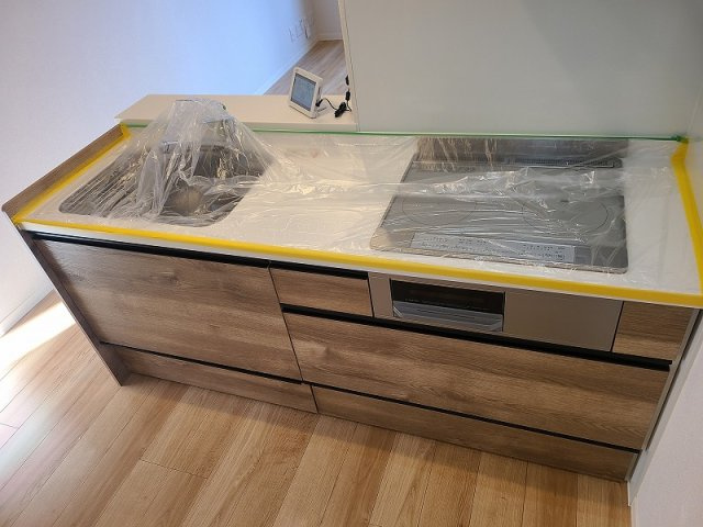 太陽の家のキッチン|★３口（ＩＨ）ビルトインコンロ・グリル付き★