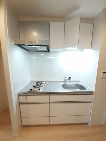 スアヴィス千葉のキッチン|コンパクトなキッチンで掃除もラクラク