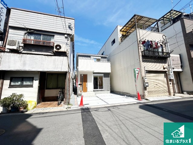 大阪市生野区田島　新築一戸建ての外観|お客様に長く安心して住んでいだだける事にこだわった家づくり！住んでからのアフターサービスにもしっかりと取り組んでいます！