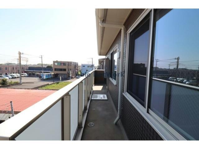 ルミウス（宮中）Bのバルコニー|日当たりの良いバルコニー