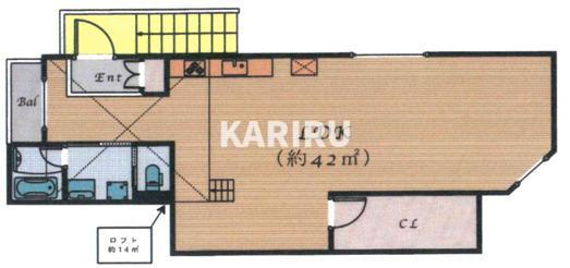 ＬＵＸ　ＳＱＵＡＲＥ　ＳＨＩＭＩＺＵの間取り