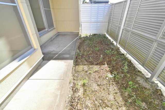 長門石ビレッジ【10,000円キャッシュバック物件】の庭|たまにはお庭で休日を過ごしてみるのもよいかもしれません