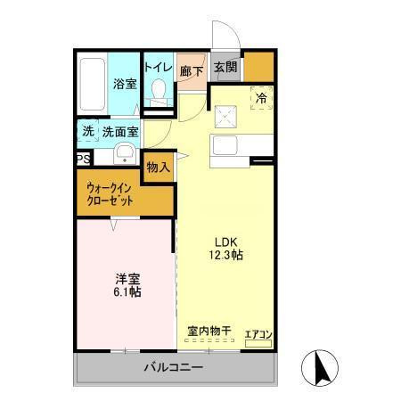 ディアマントAの間取り