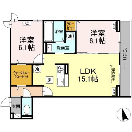 Ｏｒｉｅｎｓの間取り