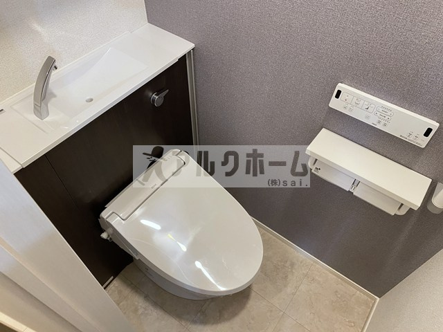 ウォーム八尾木のトイレ