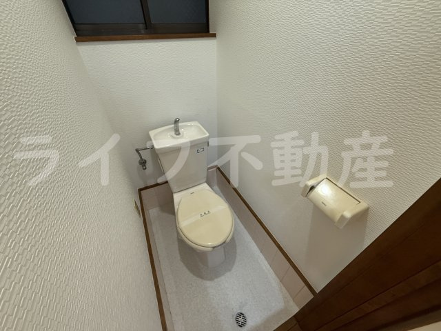 コーポ司Ⅱ　のトイレ|ゆったりとした空間のトイレです