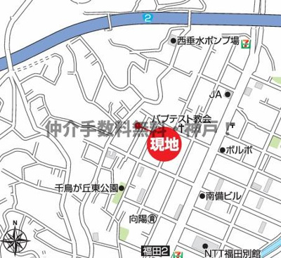 【地図】 | 神戸市垂水区千鳥が丘1丁目　新築戸建　仲介手数料無料！ | 垂水区千鳥が丘1　新築　仲介手数料無料！