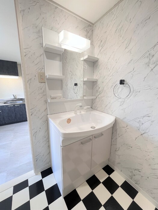 プレジールフダバの洗面所