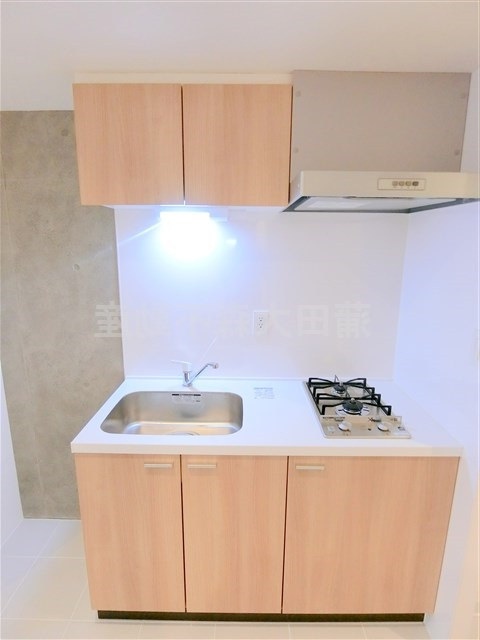 ラティエラ西蒲田のキッチン|2口ガスキッチン