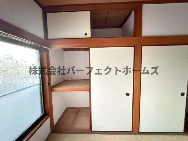 尊延寺戸建　賃貸の収納|収納のためのスペースです