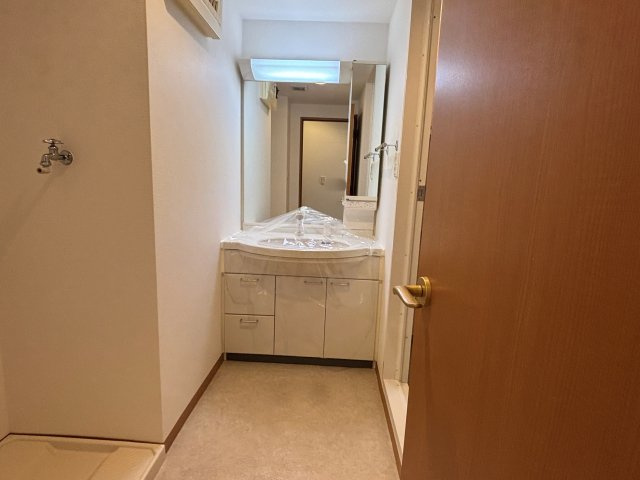 リバーコープ三橋のその他|白を基調とした独立洗面台です