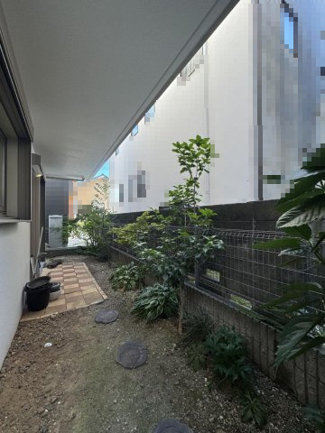 高知市百石町1丁目　中古戸建ての庭