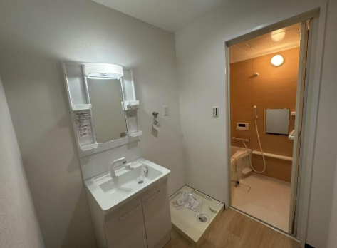 大阪市東成区中道２丁目　店舗戸建ての洗面所