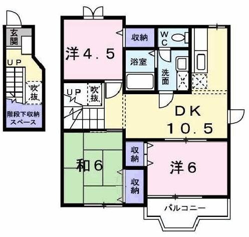 ミニョンラシーヌの間取り