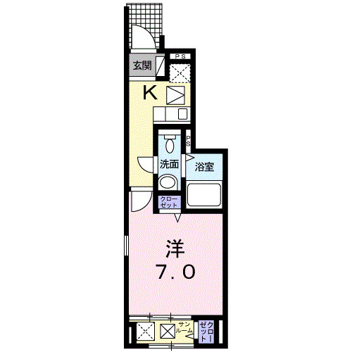 ガーデンハウスＭ　Ｃの間取り