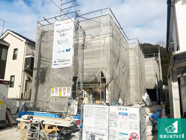 神戸市垂水区千鳥が丘　第3期　新築一戸建ての外観|周辺は落ち着いた街並みの住宅地！子育てがしやすい住環境です！まだ未完成ですが、現地でしかわからない事もございます。是非一度ご覧ください。