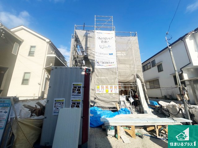 神戸市垂水区千鳥が丘　第3期　新築一戸建ての外観|周辺は落ち着いた街並みの住宅地！子育てがしやすい住環境です！まだ未完成ですが、現地でしかわからない事もございます。是非一度ご覧ください。