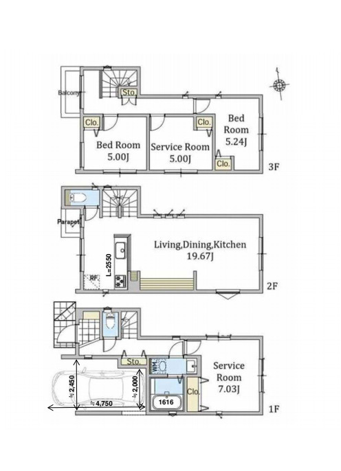 さいたま市大宮区土手町1192　新築一戸建て　01
