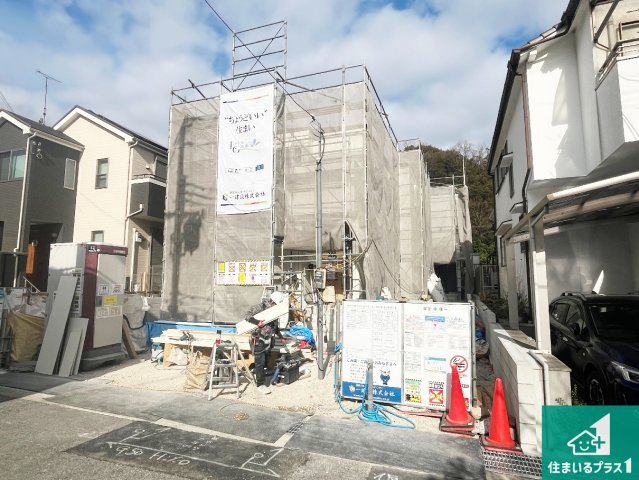 神戸市垂水区千鳥が丘　第3期　新築一戸建ての外観|周辺は落ち着いた街並みの住宅地！子育てがしやすい住環境です！まだ未完成ですが、現地でしかわからない事もございます。是非一度ご覧ください。