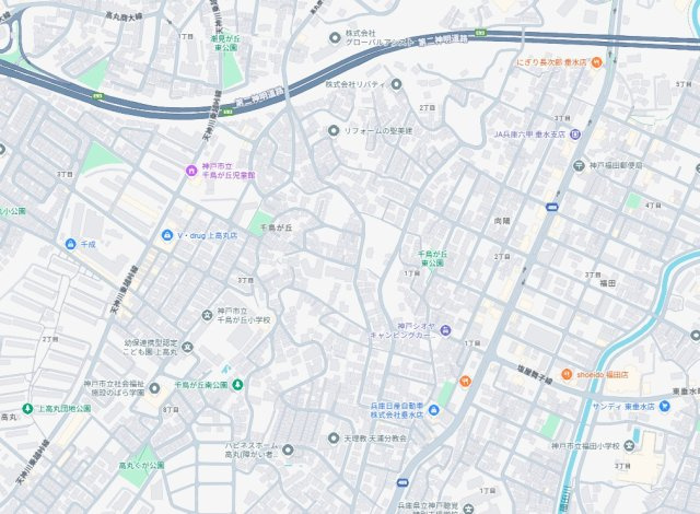 神戸市垂水区千鳥が丘　第3期　新築一戸建ての地図
