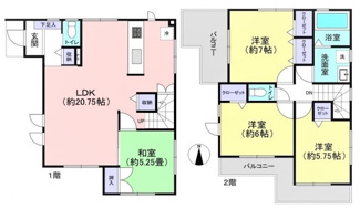 【間取り】 | 新座市石神5丁目　中古戸建 | 新座市石神5丁目　中古戸建