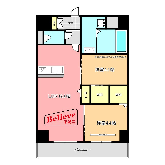 Mys Casetta Kurumeの間取り|使い勝手の良い間取りです♪