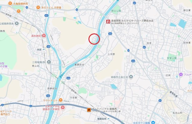 姫路市川西台　　中古戸建の地図