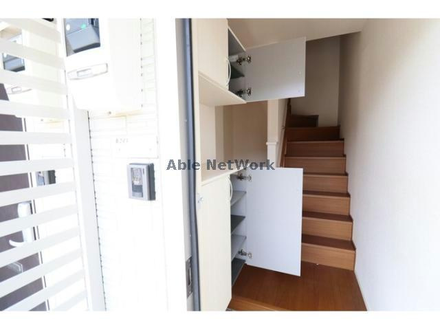 パークシティ土合Bの玄関|シューズボックス付き