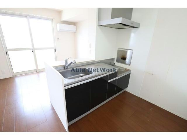 パークシティ土合Bのキッチン|人気のカウンターキッチン