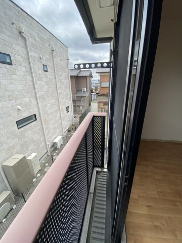リバーハイツのバルコニー