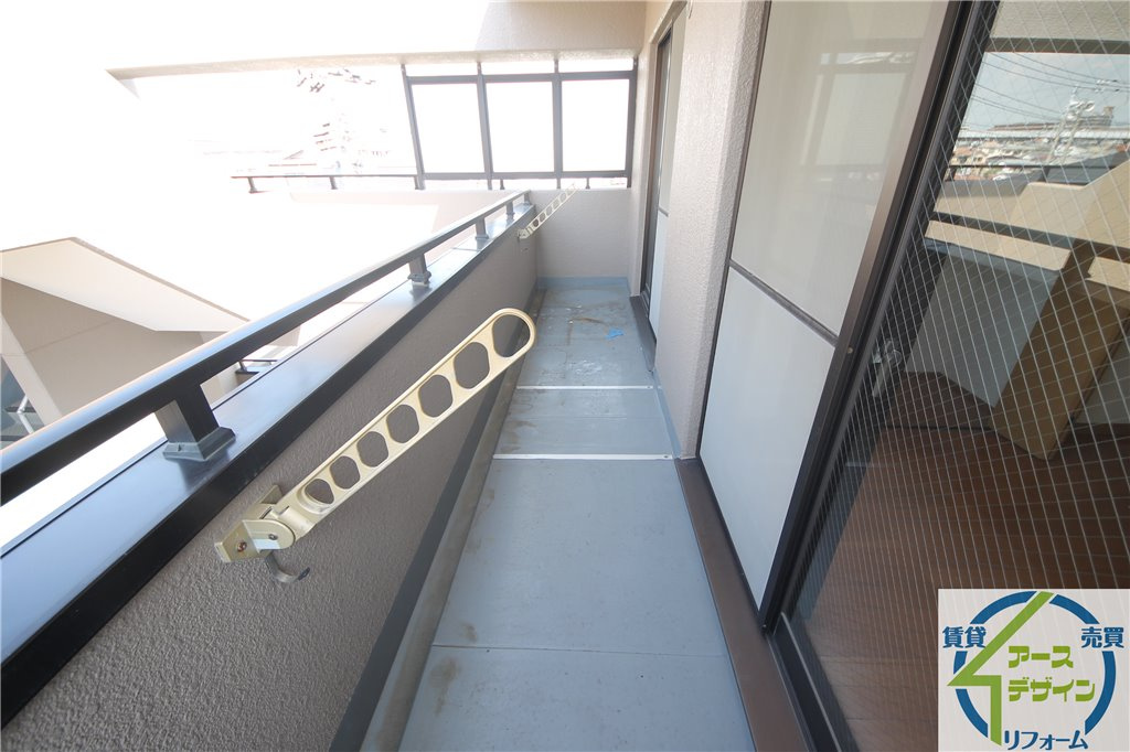 メゾングレースのバルコニー